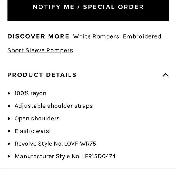 Lovers + Friends Malia Romper, Size S - Picture 5 of 12